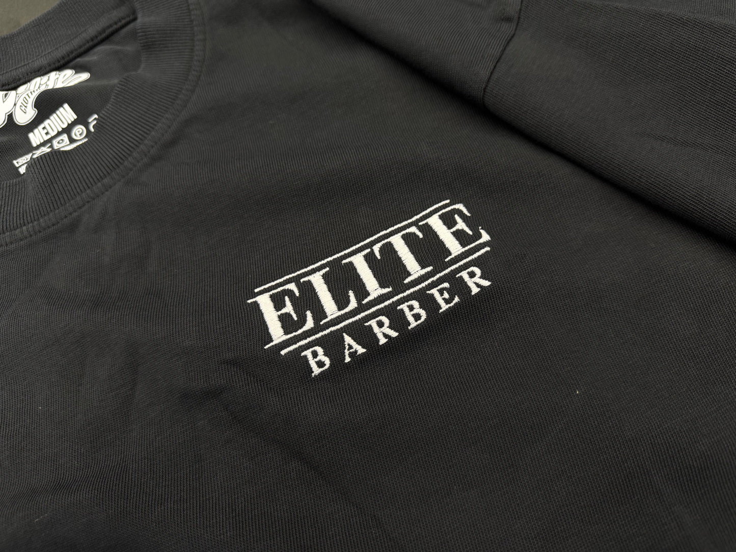 Charcoal black oversized tee V1 release