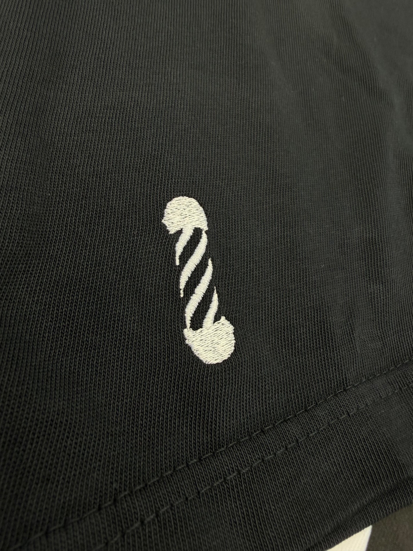 Charcoal black oversized tee V1 release